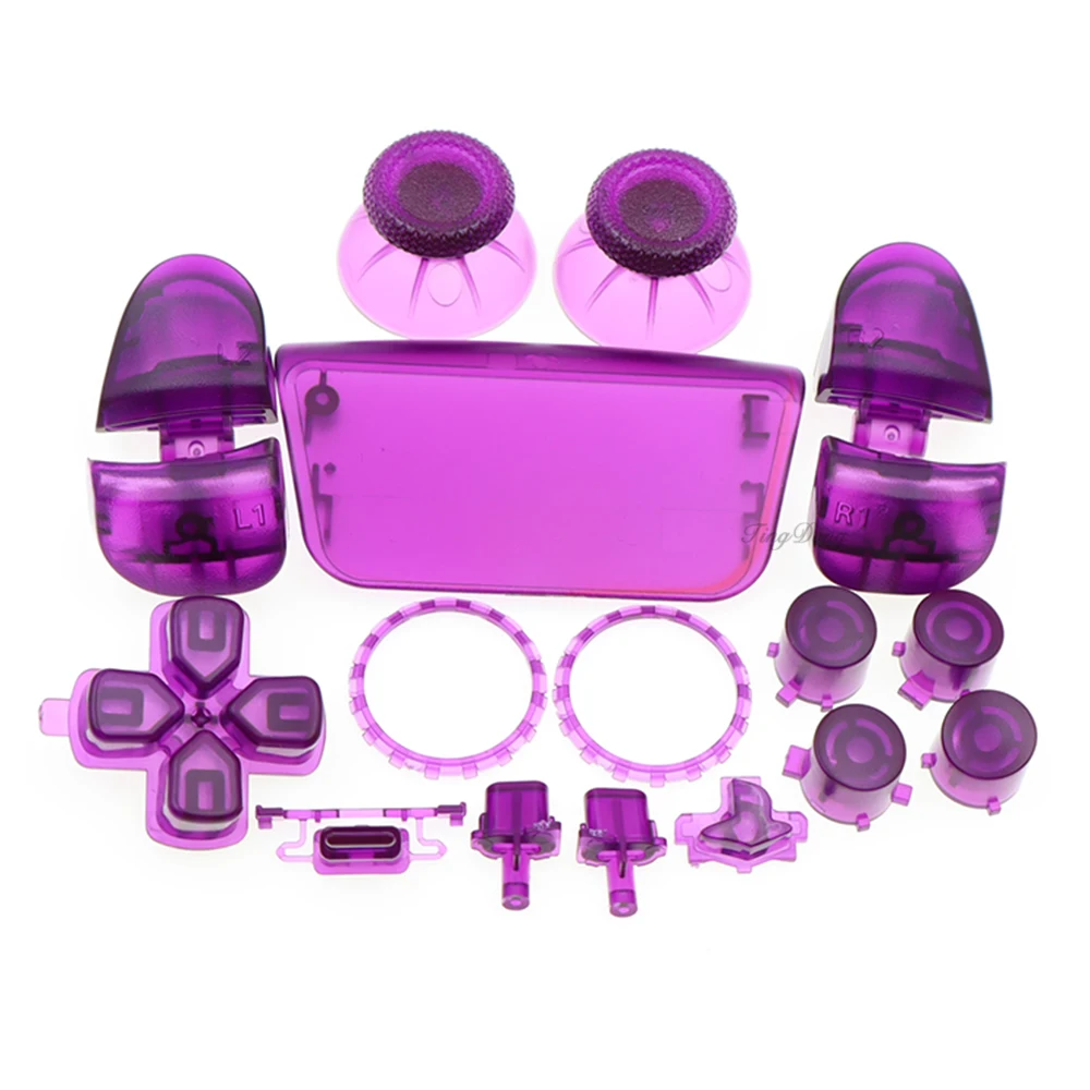 Komplettes Set für PS5 V3.0 BDM-030 Controller: Joystick-Kappen, L1 R1 L2 R2 Trigger-Tasten, Richtungs- und Aktionstasten, Home-Gamepad-Tasten