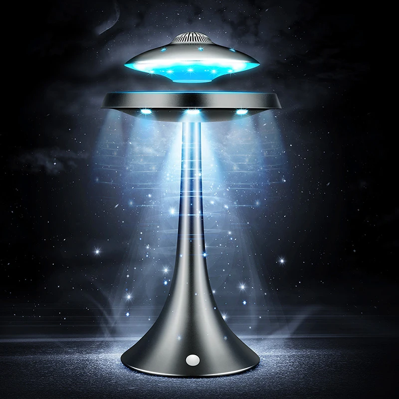 

Levitating Lamp UFO Magnetic levitation bluetooth stereo Wireless charging ufo life Wireless bluetooth speakers Fashion lamp