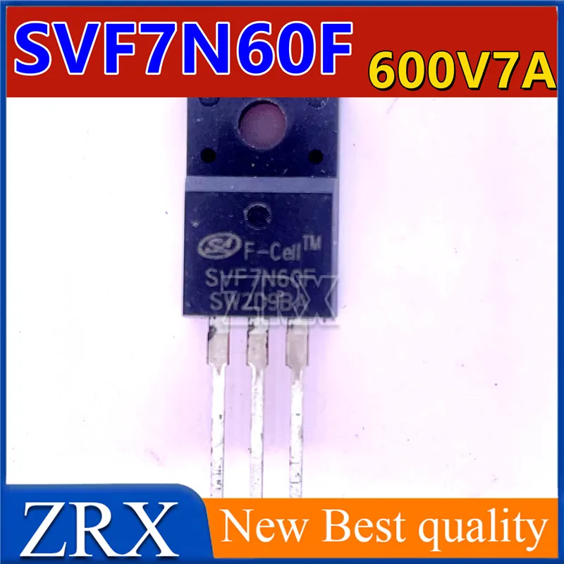 5Pcs/Lot SVF7N60F warehouse stock TO-220F 600V 7A