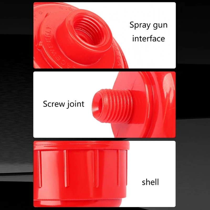 Filter perangkap Air udara sekali pakai standar 1/4 "benang menghilangkan pelembab sebelum mencapai pistol semprot dan alat udara