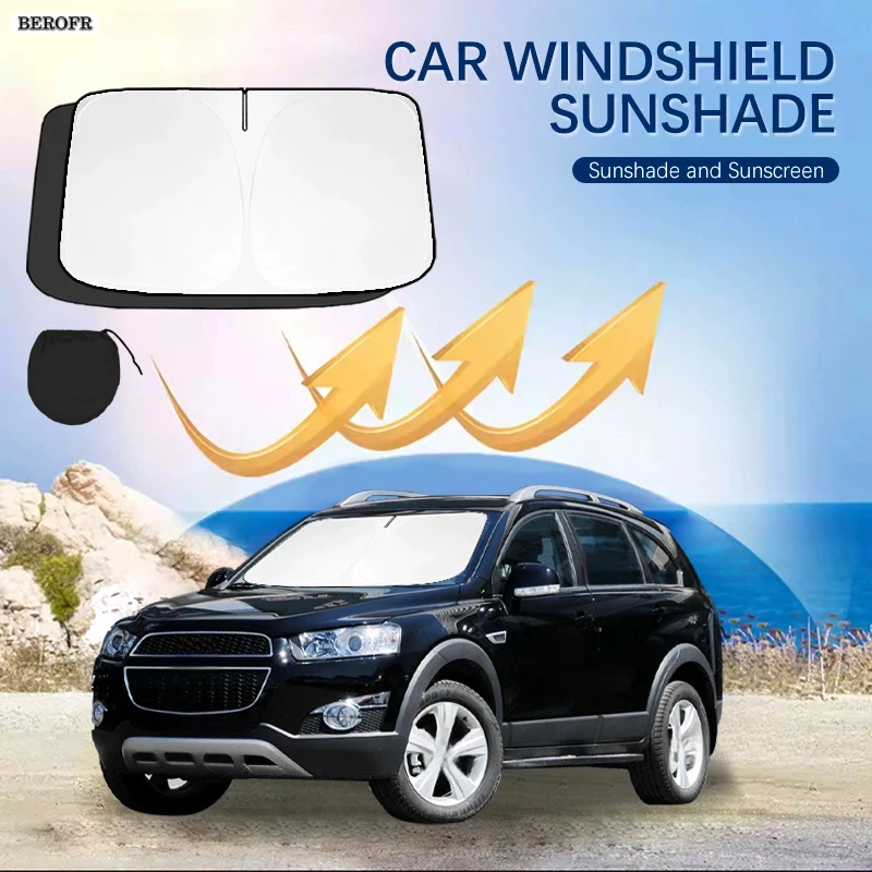 

Car Windshield Sun Shade Covers Front Window Sunscreen UV Parasol For Chevrolet Captiva Cruze Summer Car Accessories