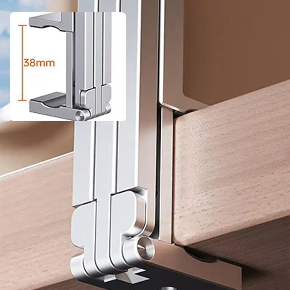 

360° Rotating Magnetic Phone Holder with Clip Magnetic Attachment Tripod Holder Stable Grip Foldable Phone Holder