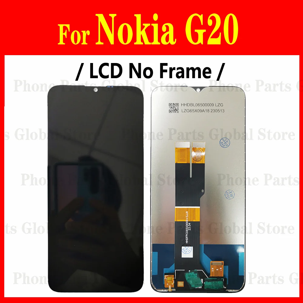 For Nokia G10 G20 LCD Display G11 Plus G21 G22 G50 G60 G300 G400 Screen Touch Digitizer Assembly Replacement With Frame TA-1334