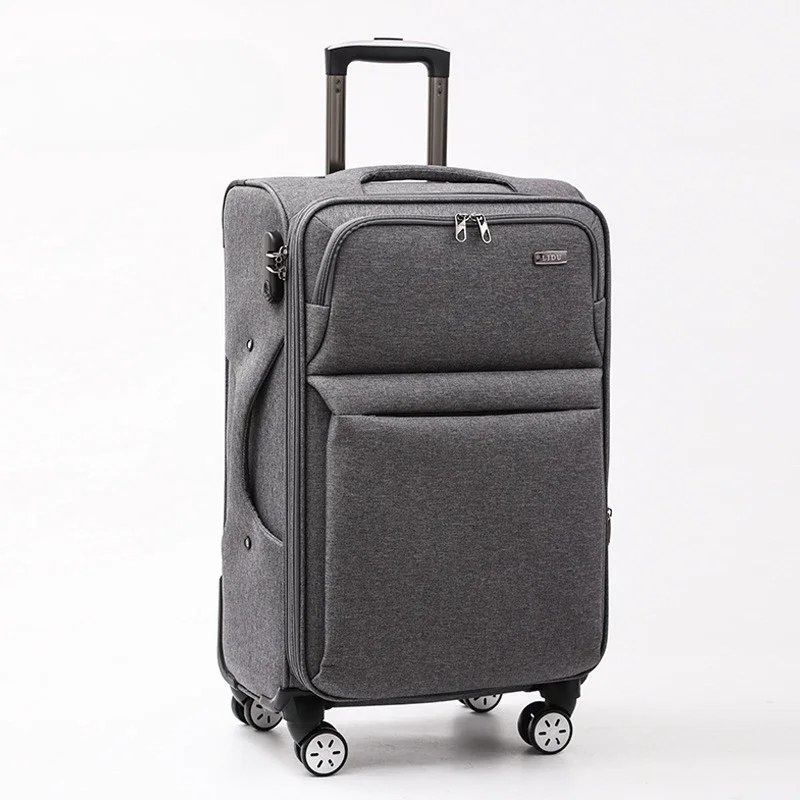 Oxford Cloth Trolley Luggage Bag Combination Lock High Capacity Lightweight Luggage Fashion Student Rolling Luggage Case