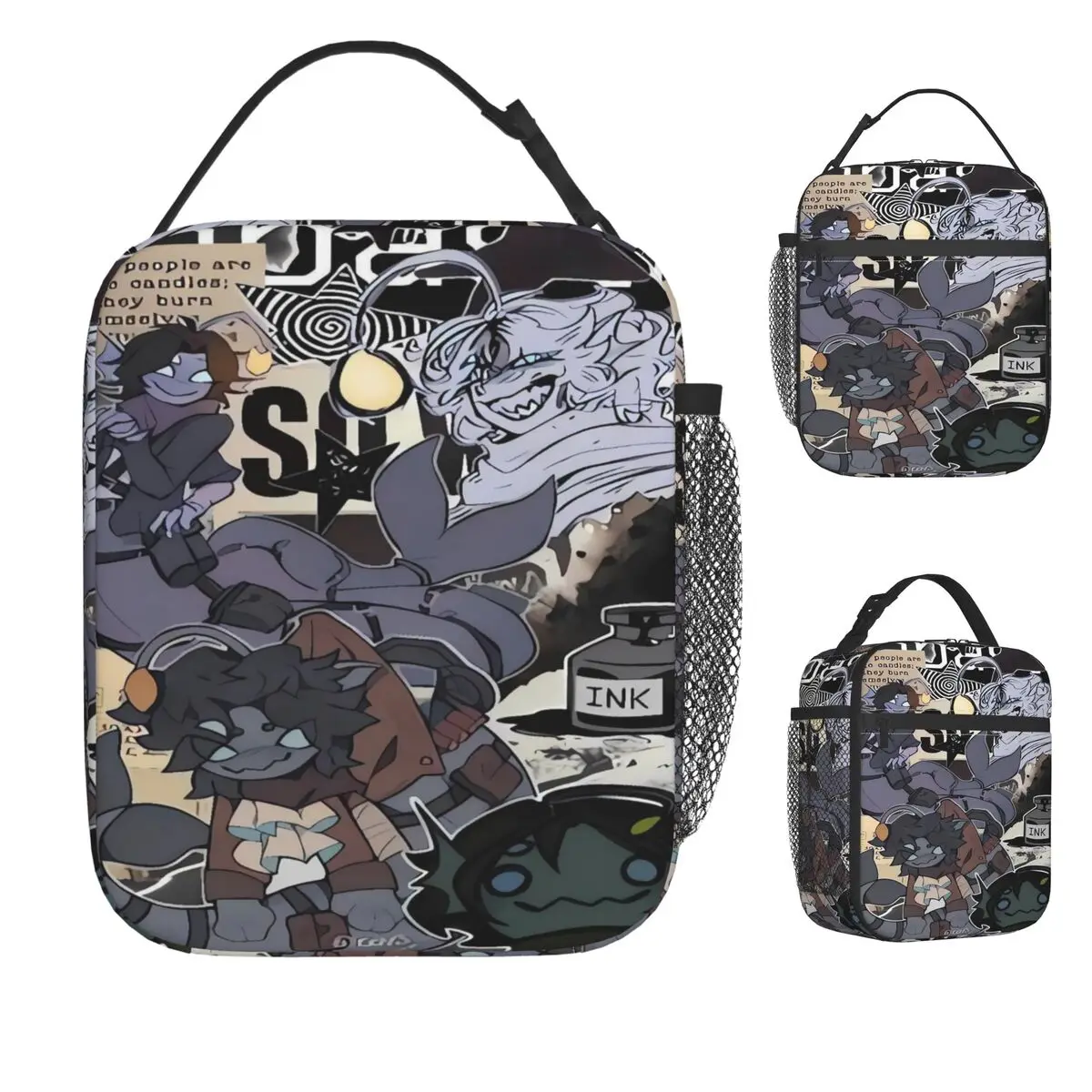 

Сумка для обеда Sebastian Solace Pressure Horror Game, повседневная коробка для завтрака для мужчин, портативная сумка-холодильник на молнии, термосумка-тоут