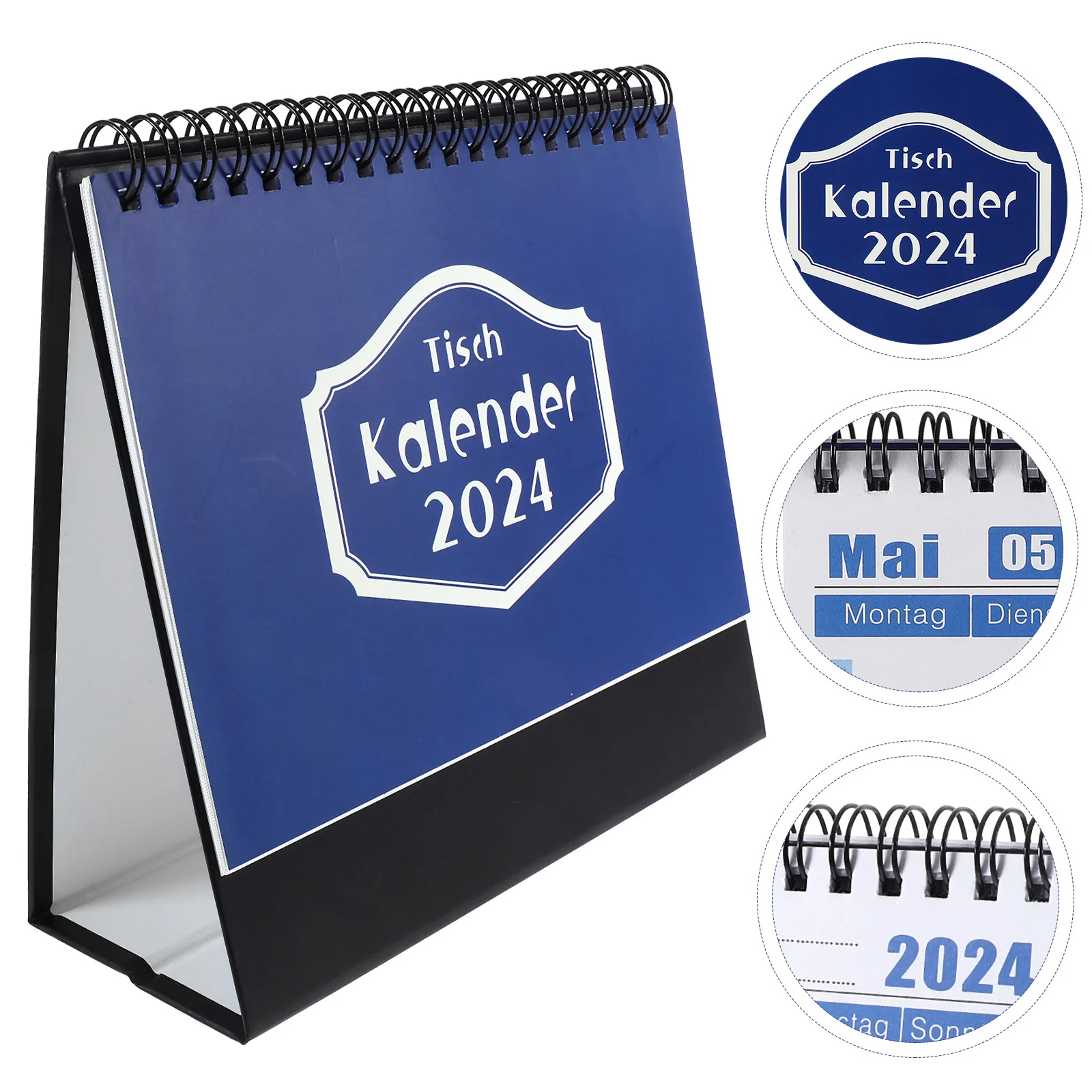 

Desktop Calendar Paper Material Creative Small Standing Daily Use Month Calendar Home Office Home Accessories