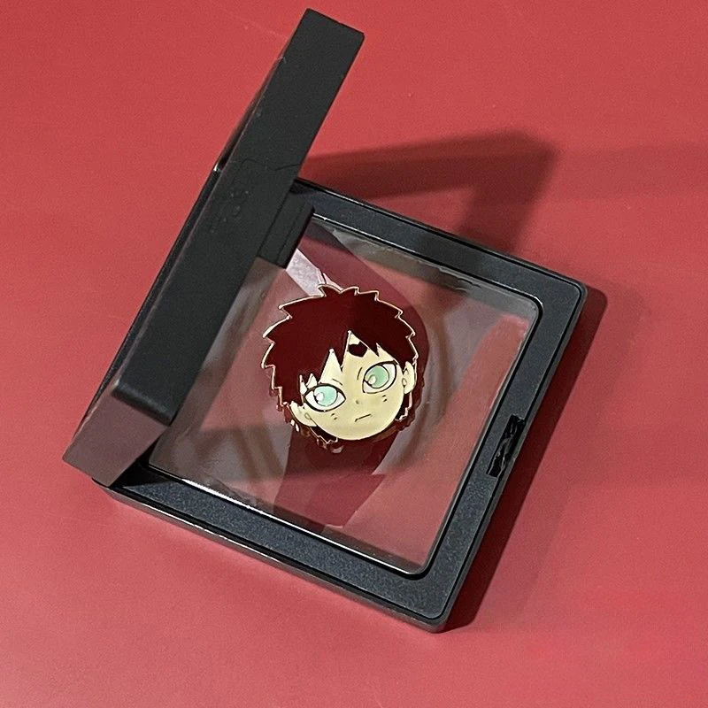 Anime Naruto Emaille-Anstecker Sasuke Kakashi Sakura Gaara Hinata Metall-Brosche Reversnadel Rucksack Kleidung Dekoration Fans Sammlerstücke Geschenke – Detail 4