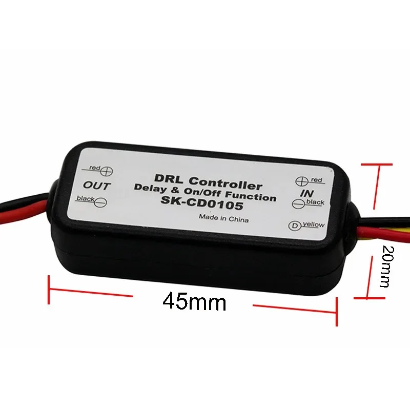 Car LED DRL Controller Auto Daytime Running Light Relay Harness Dimmer On/Off Fog Light Controller Start Power Over 13V