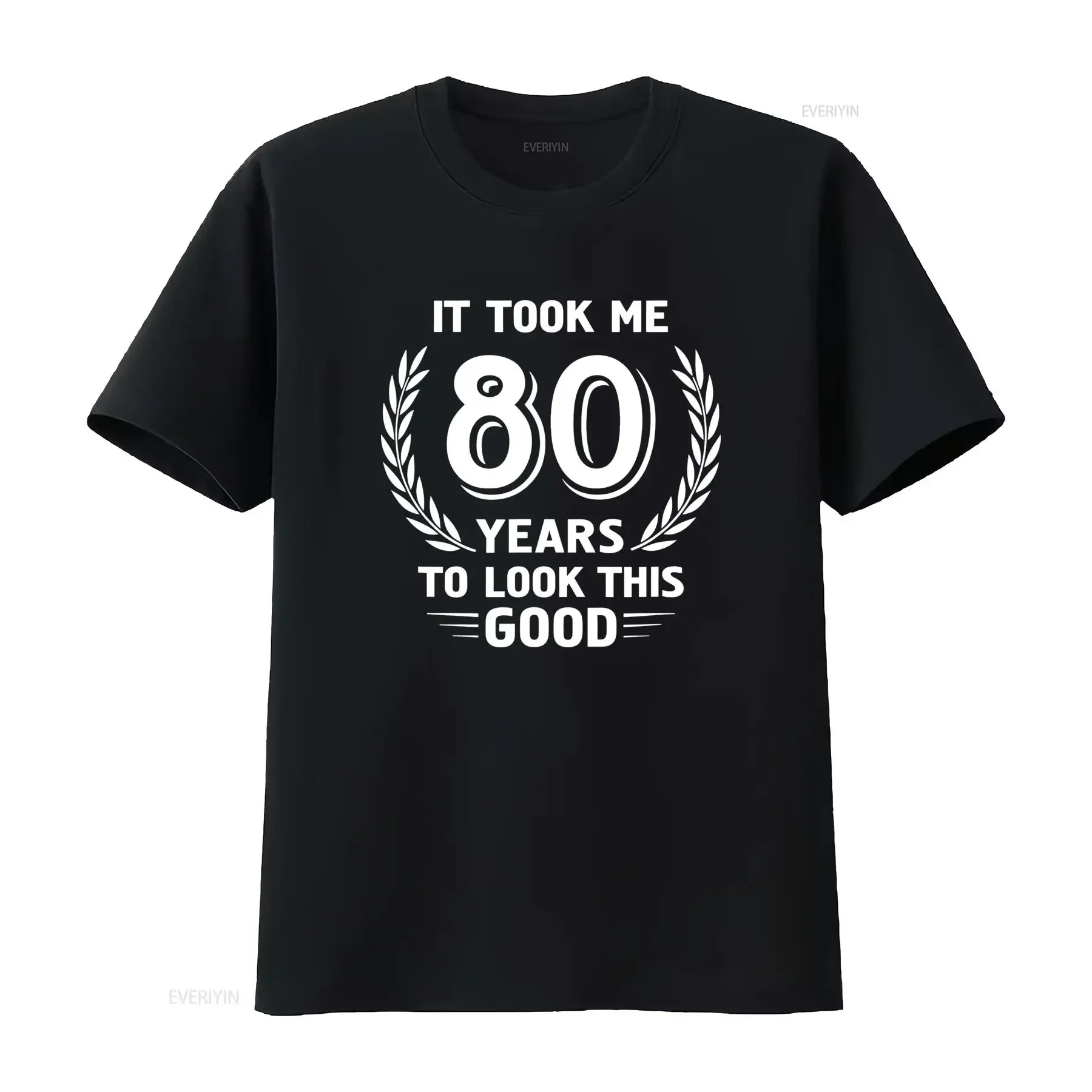 Футболка на 80-летие: мне пришлось пройти 80 лет, чтобы выглядеть таким стильно и красиво. Стильная, винтажная, универсальная модель для празднования важного события.