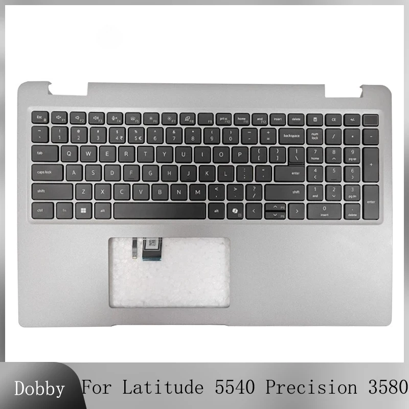 

0N1Y6M Original New US Keyboard For DELL Latitude 5540 E5540 Precision 3580 Laptops Palmrest Top Case Upper Shell Keyboard Cover