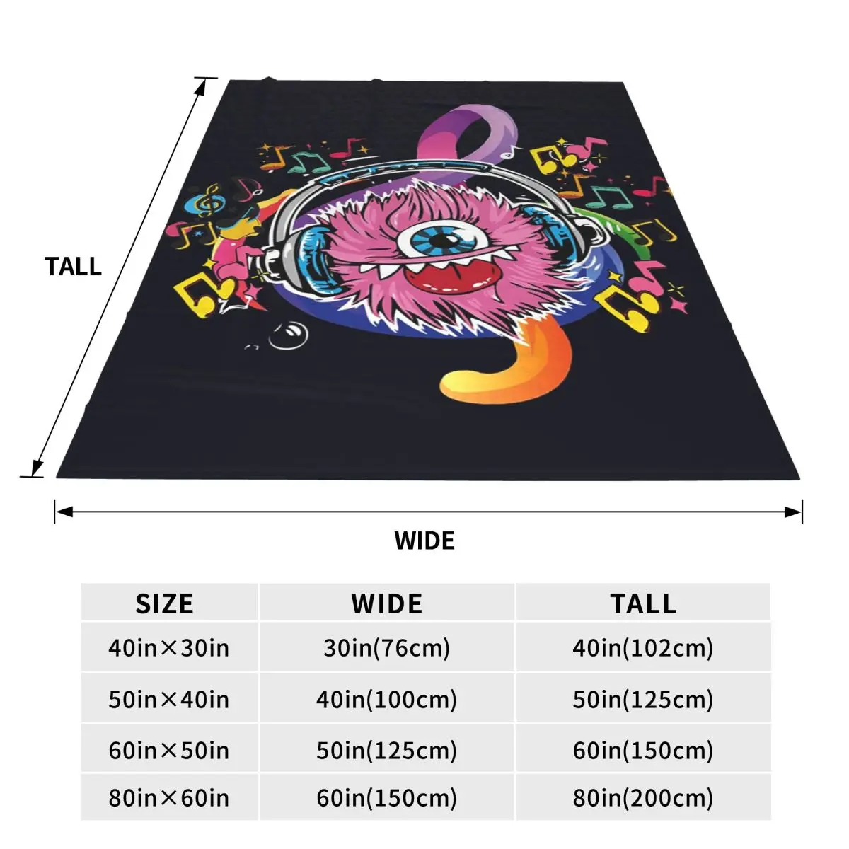 My Singing Monster Cartoon Blanket Fleece Sofa Throw Blanket Breathable for Home Bedroom Travel Throws Bedspread Quilt