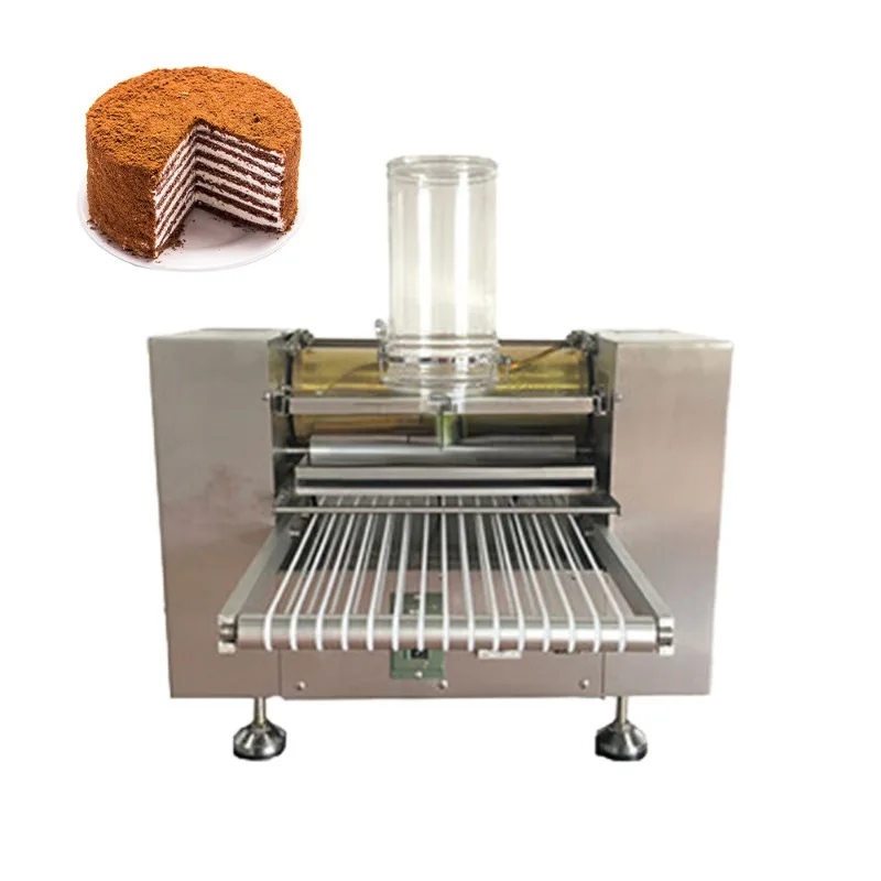 Custom Cake Laminator Commercial Miles Crepe Machine Automatic Bread Crust Maker