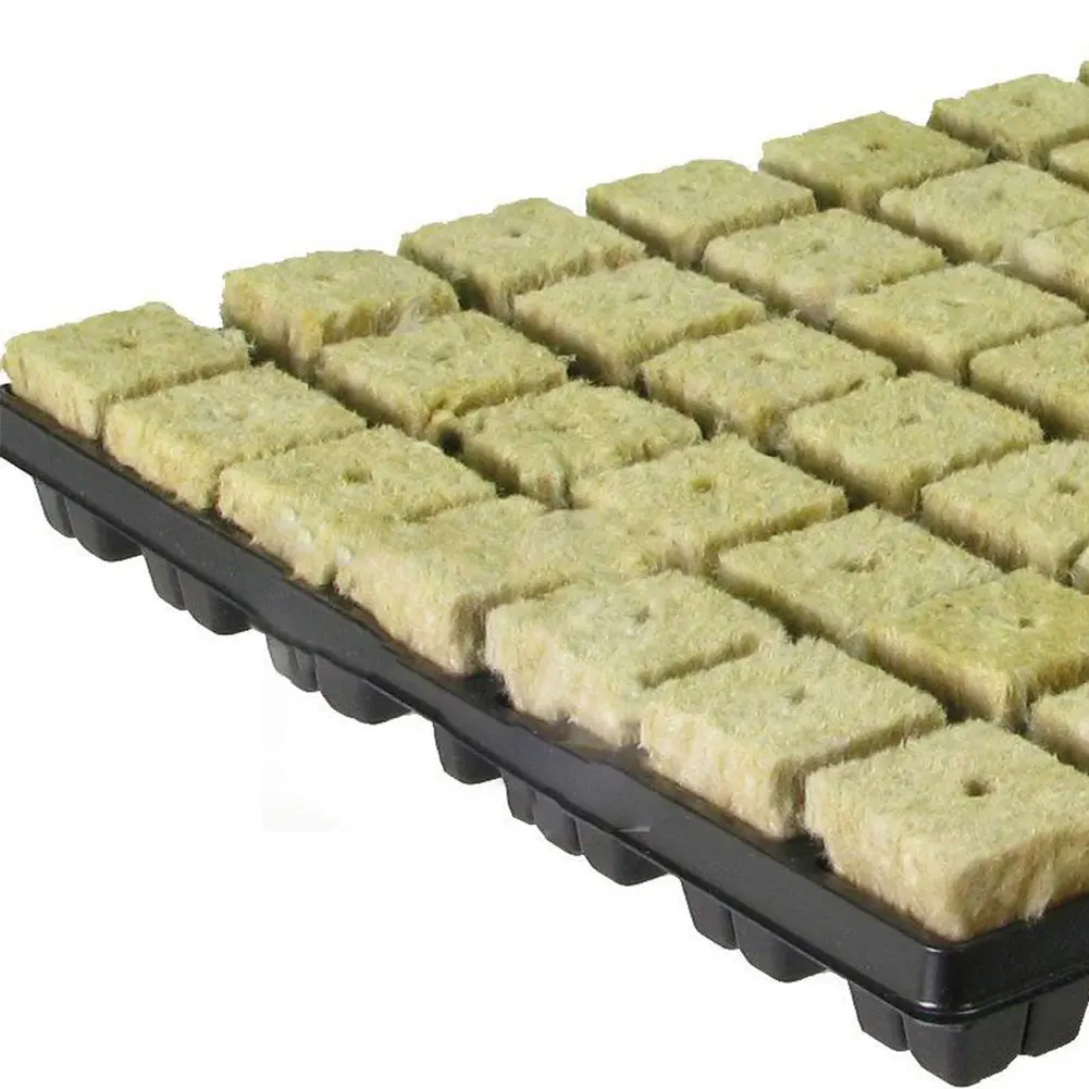 Soilles Planting Sponge Grow Garden Starter Cubes Rock Cotton Plug Soilless Culture Substrate 25x25x40mm 50x50x50mm 100x100x65mm