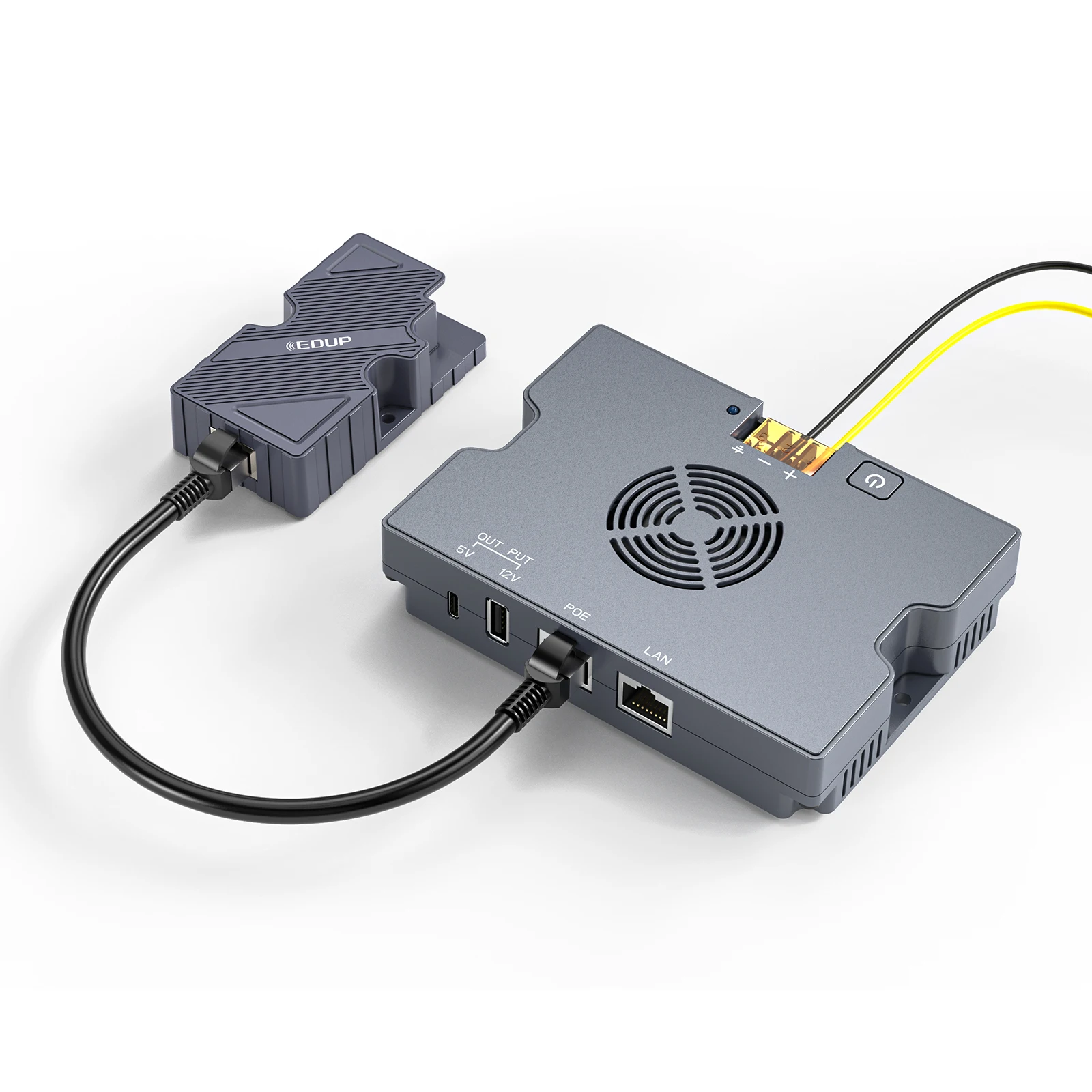حاقن Starlink Buddle الكل في واحد GigE PoE المزود براءة اختراع متوافق مع Starlink Starlink Standard Actuated V2 Dishy Gen 2