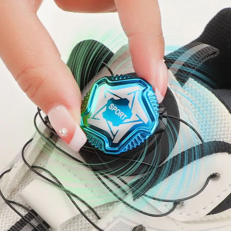 

No Tie Shoe Laces Colourful Swivel Buckle Round Shoelaces for Sneakers Comfortable Easy on And Off Lazy Shoes Lace Accessories