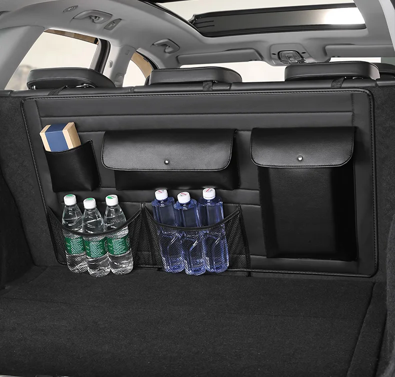 for JAC JS6  JS8 Sehol X8 Trunk Storage Bag Multi-functional Seat Back Storage Bag in the Trunk