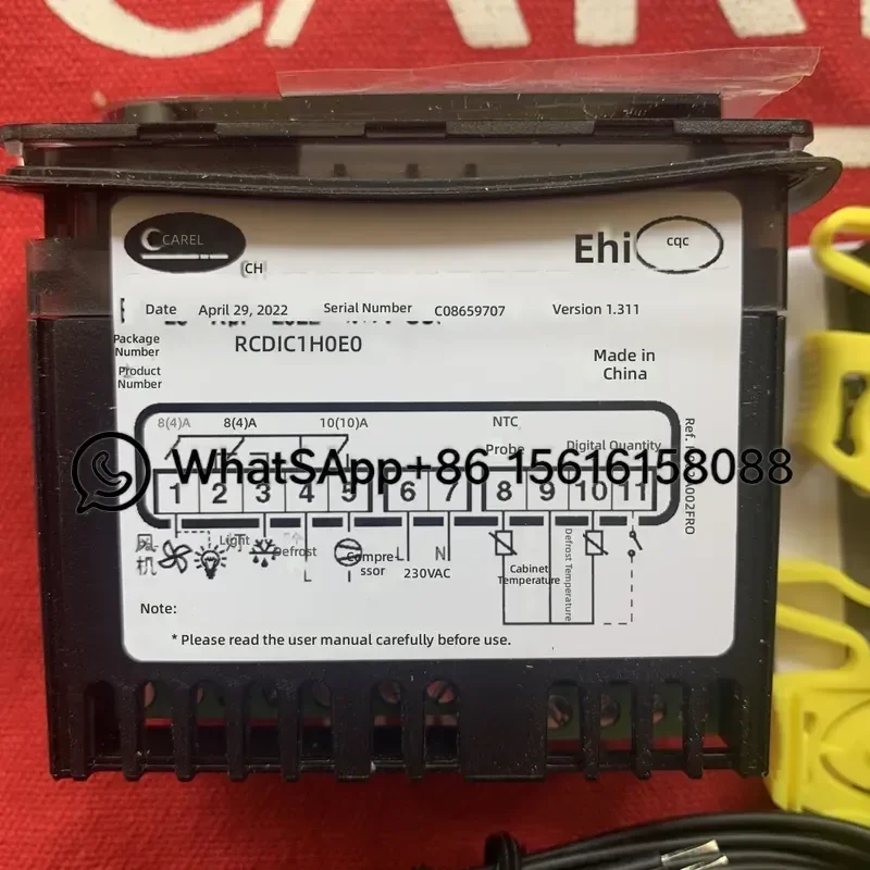 Italian Carle Thermostat Bingle Series CAREL RCDIC1H0E0 RCBHC1H0E1K Refrigeration Temperature Controller HVAC Parts