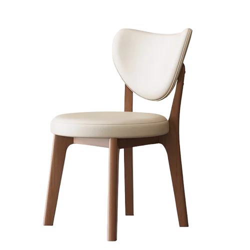 Nordic Solid Wood Dining Chair Household Restaurant Cushion Backrest Chair Modern Simplicity Medieval Dining Chair