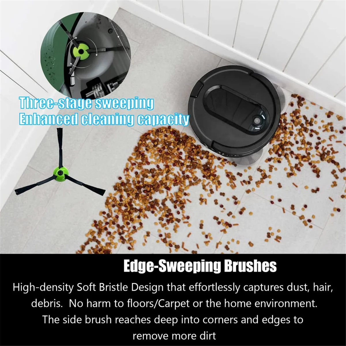 Top-rVervangende onderdelen voor Irobot Roomba I7 I7+ I3 I3+ I4 I4+ I5 I5+ I6 I6+ I8 I8+ J7 J7+/Plus J8 J8+ E5 E6 E7 Robot