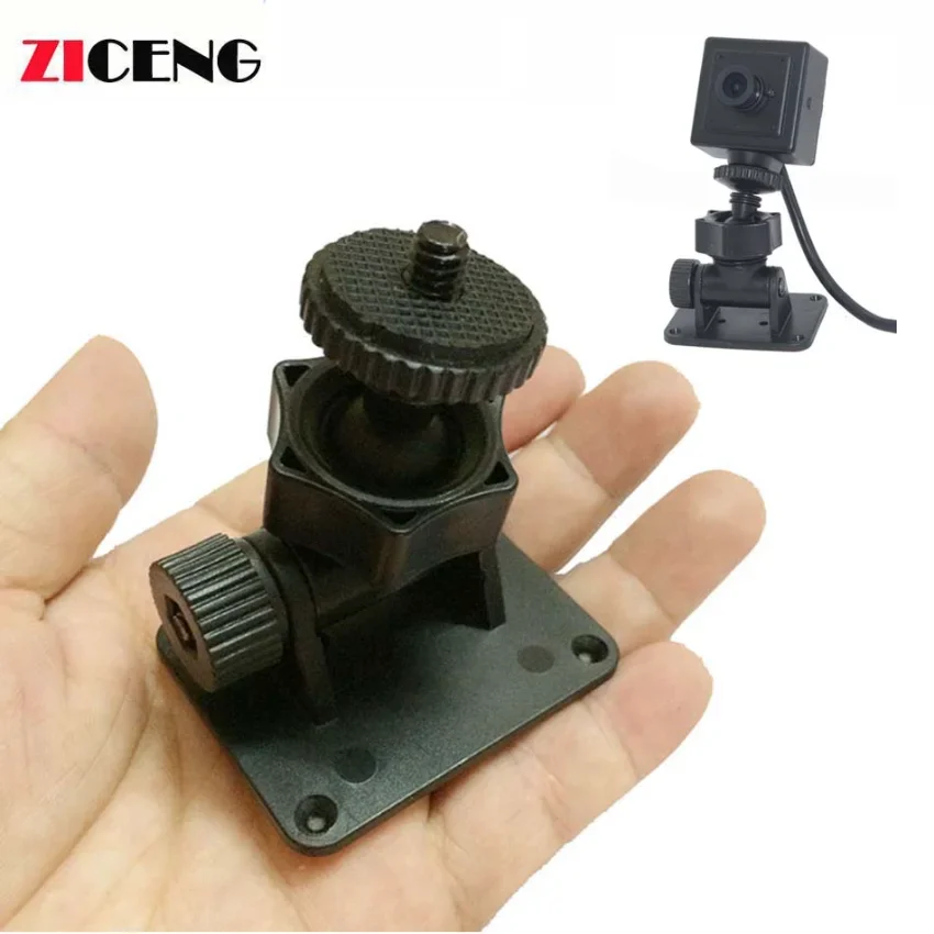 6mm 1/4 Screw Cctv Camera Mount with Glue Sticker Base Ball Head 360 Rotation DVR Bracket Action Video Cameras Holder Accessorie