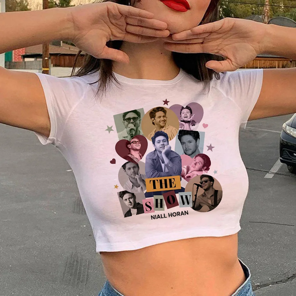 Niall Horan-Camiseta para mujer, ropa de calle, top de anime, ropa gráfica de diseñador japonés