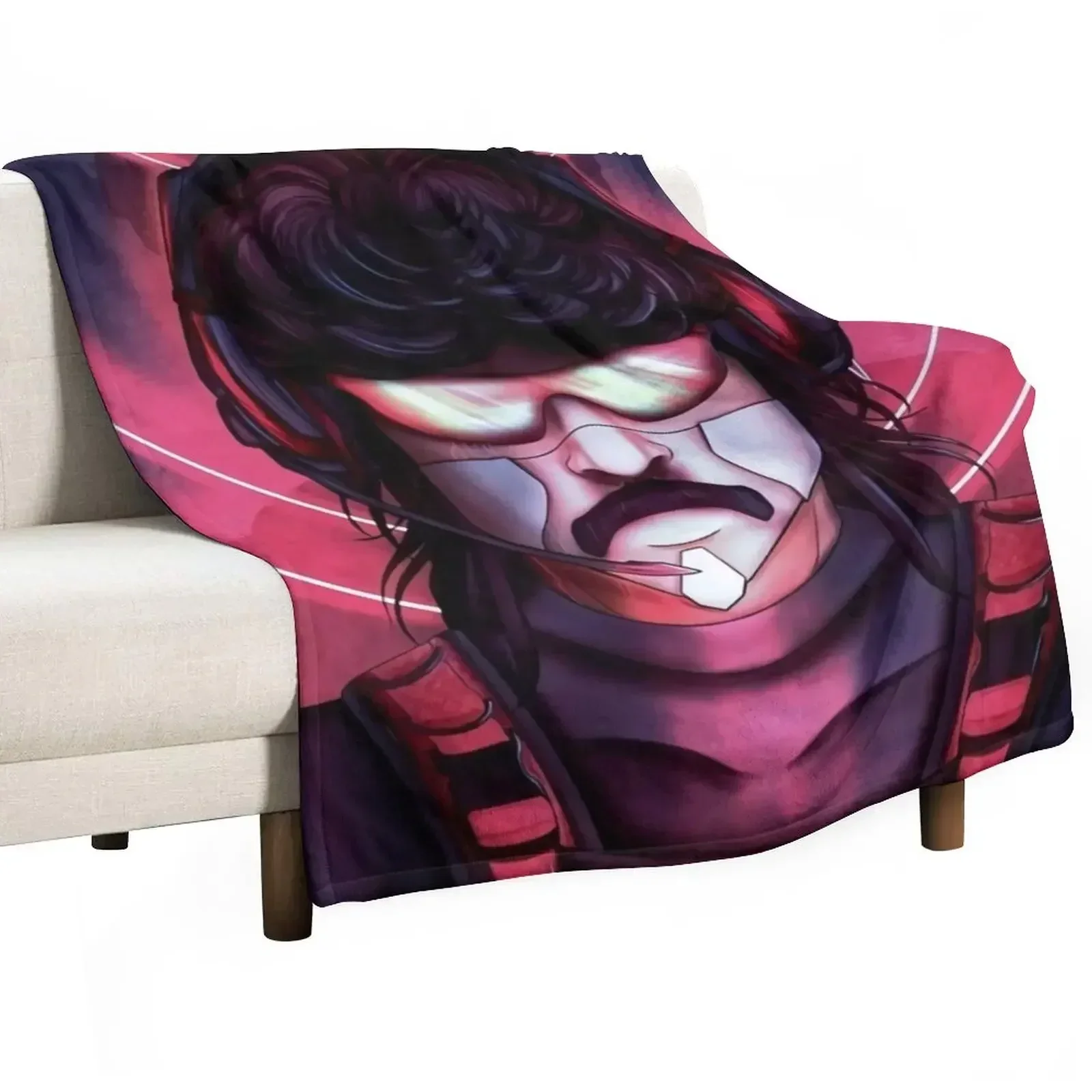 Cyber Dr Disrespect Throw Blanket Vintage Camping Hair Blankets