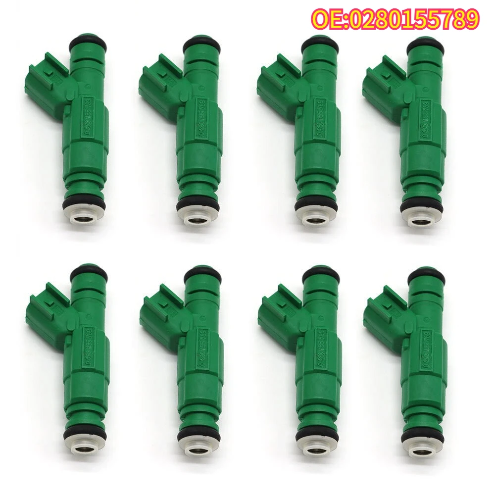 

High quality New For 1/8Pcs 0280155789 Fuel Injectors Dodge Ram 1500/2500/3500 Dakota Durango 5.2 5.9L 318 360