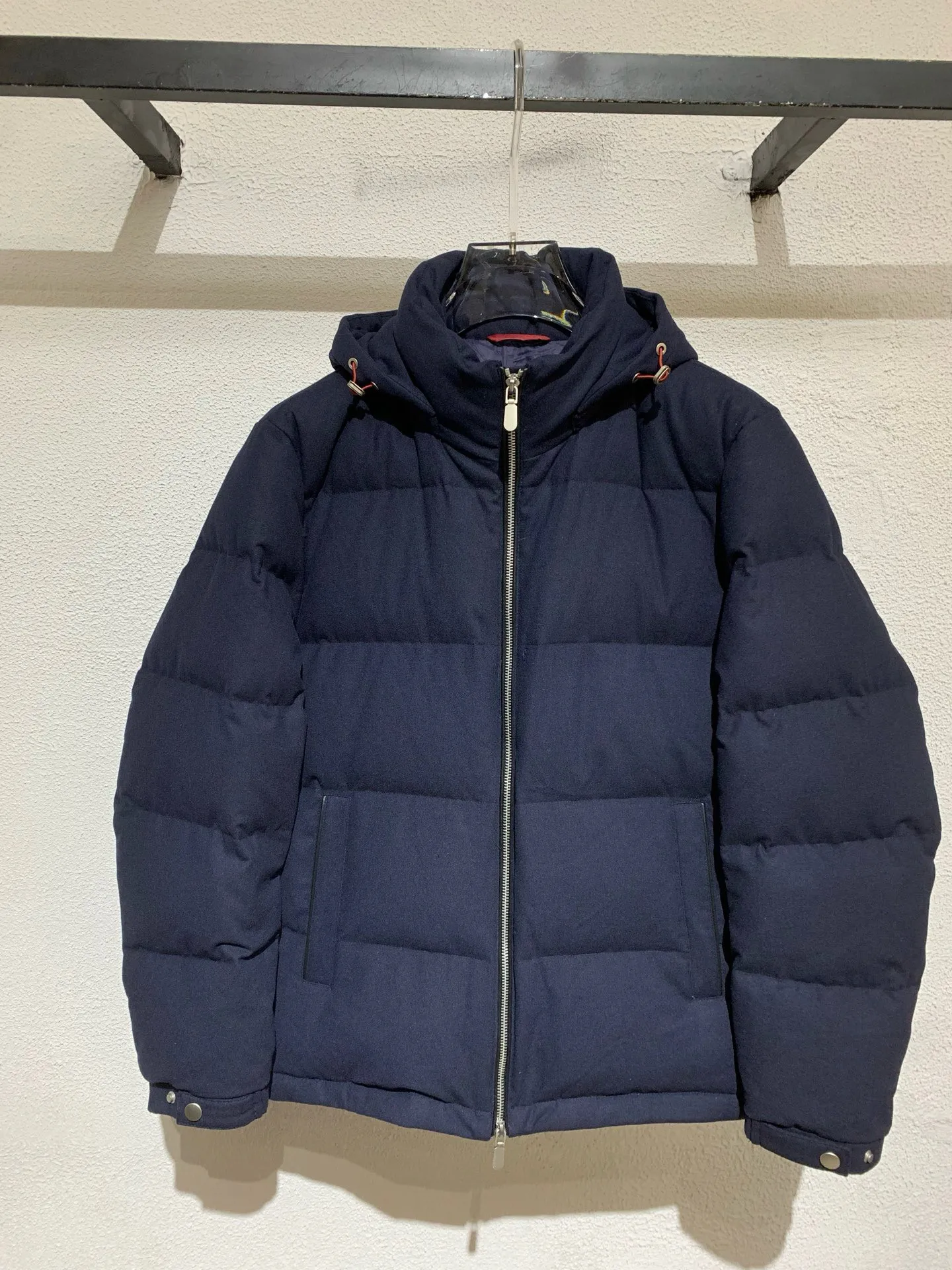 

BC old money wind white duck down removable hat men's casual down jacket