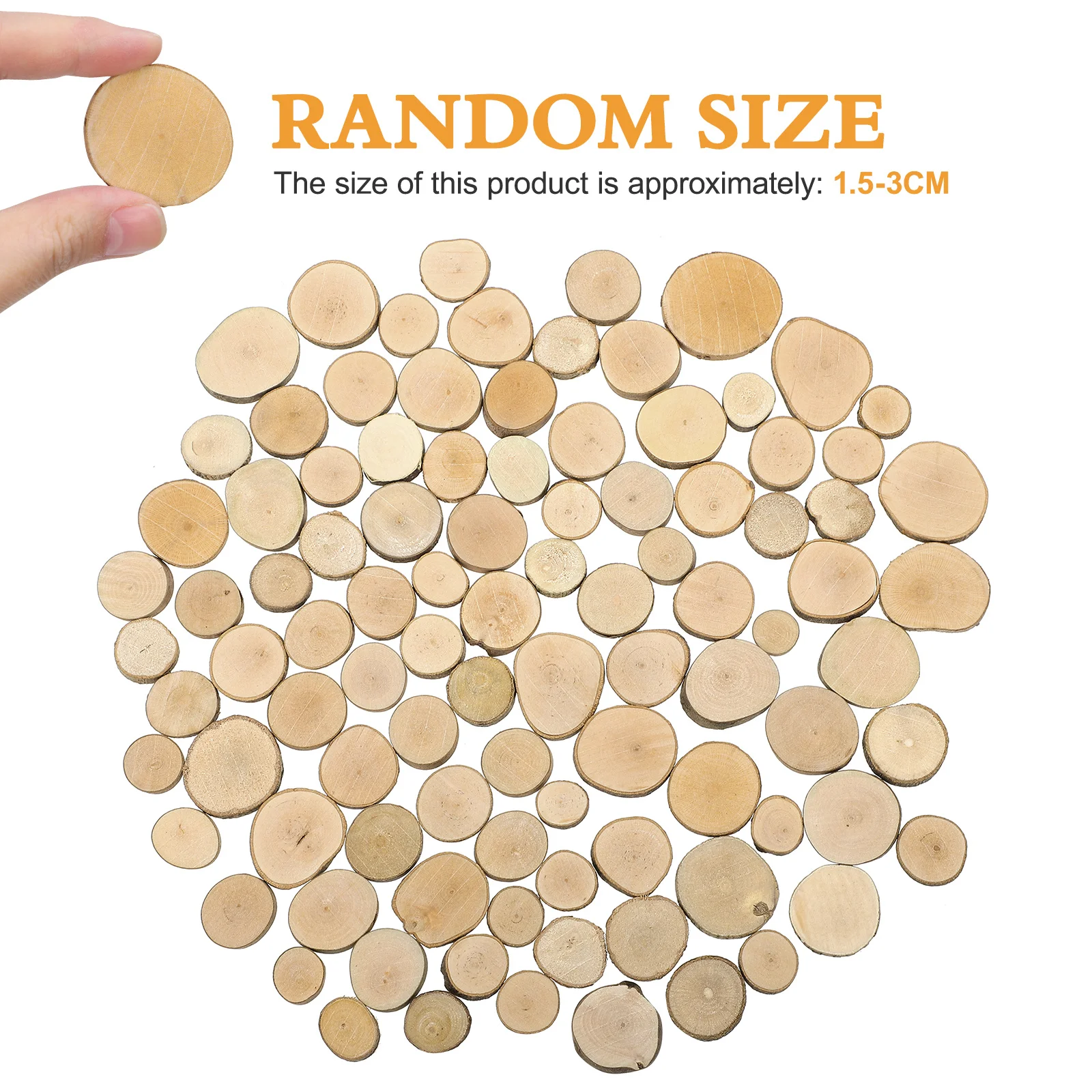 

5pcs 7-9Cm Wood Color Pinewood Natural Round Slices For Diy Crafts Wedding Decorations Centerpieces Wood Discs Diy Log Discs