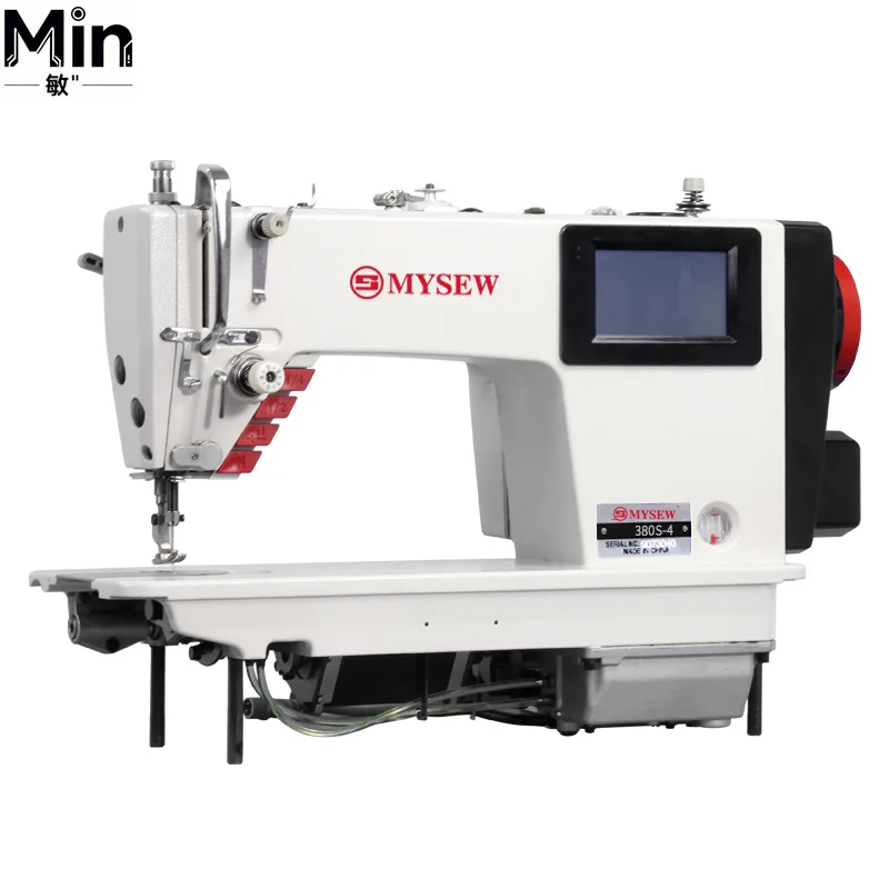 MYSEW MRS380S 5000 Sti per min High Speed Industrial Leather Sewing Machine Commercial Label Sewing Maker for Industrial Use