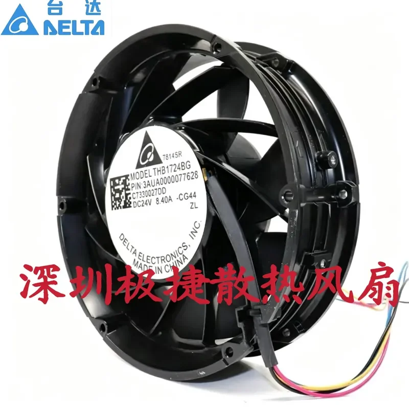 For New Delta THB1724BG 17251mm 24V 8.40A ABB ACS880 R9 inverter fan
