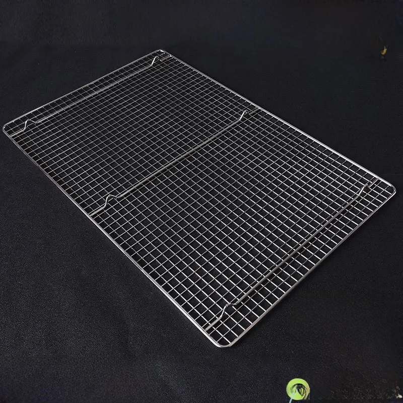 

Прямоугольная решетка для барбекю из нержавеющей стали 304 с ножками для домашнего и коммерческого использования, для выпечки, охлаждения и слива масла