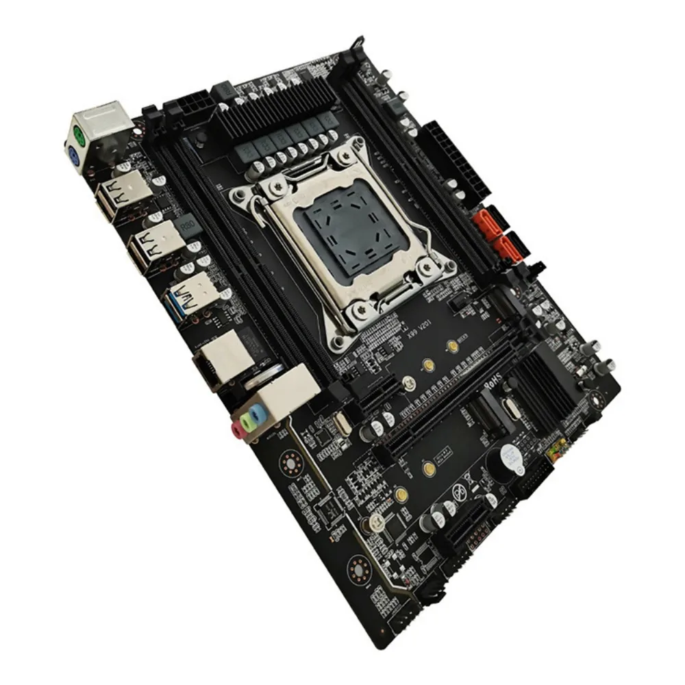 X99 Desktop Motherboard LGA‑2011‑3 Socket, DDR4 RAM M.2 NVME Mainboard, Compatible E5 2678 2680 V3 V4