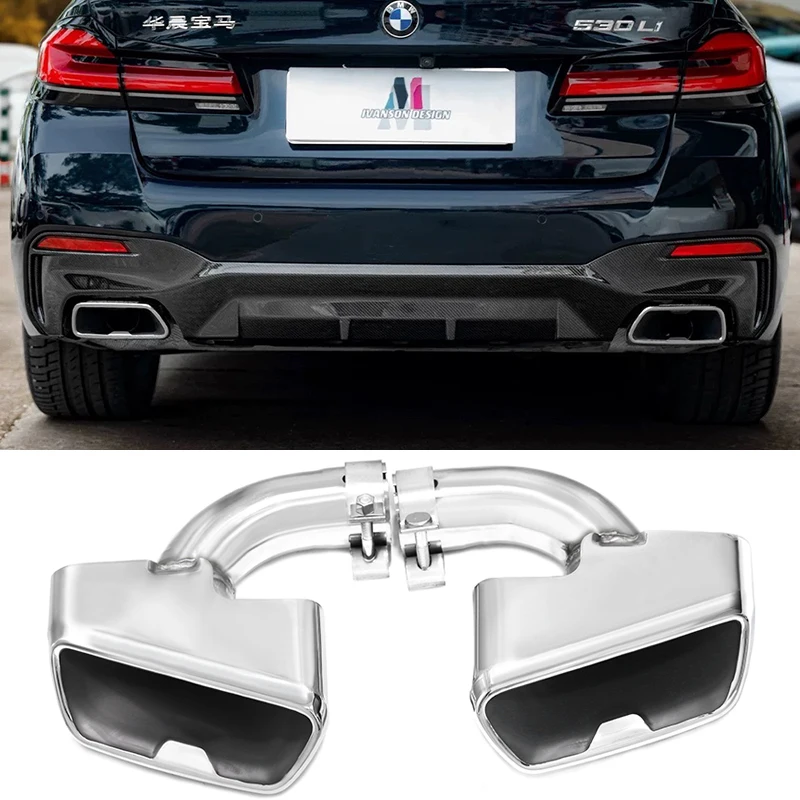 Für BMW G30 G31 525i 528i 530i Upgrade 540 B58 M Performance-Auspuff Edelstahl-Schalldämpfer-Auspuffanlage