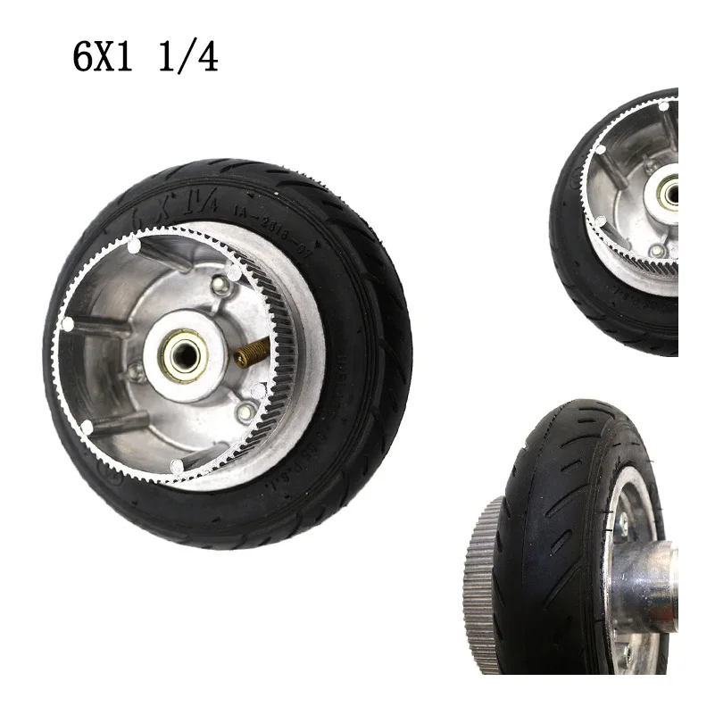 

150MM Wheel Hub Inner Tube Outer Tire for Electric Scooter 6 Inch Pneumatic Belt Size 6x1 1/4 Tyre