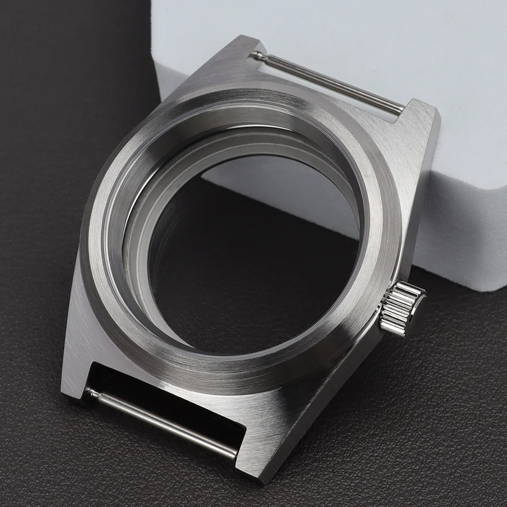 

38mm Waterproof Watch Case 316L Stainless Steel Flat Sapphire Glass For NH35 NH36 NH38 Movement DIY Watch Accessories 28.5mmDial