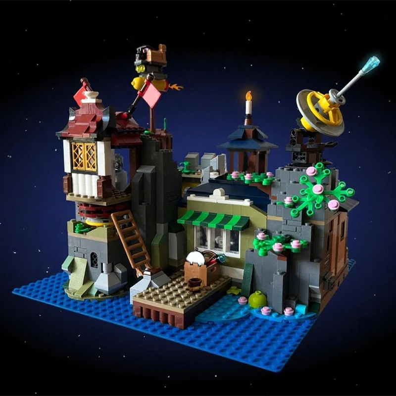 

1591pcs MOC Time Cruisers Mystic Island Time Lab Building Blocks Christmas Gift Inspires Unlimited Creativity Building Set