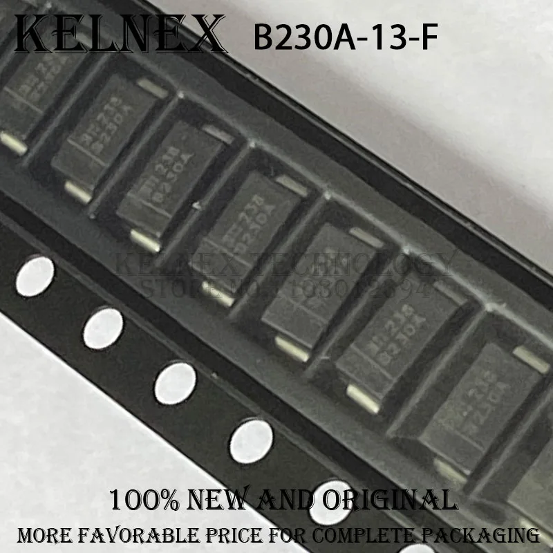 20 PCS B2100A-13-F B2100A B220A-13-F B220A B230A-13-F B230A B250A-13-F B250A B260A-13-F B260A DO-214AC (SMA) Schottky diode