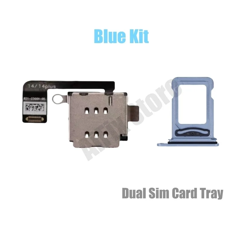 

For iPhone 14 14plus Esim Modify to Sim Adapter with Outside Dual Sim Card Tray Need Drill Hole