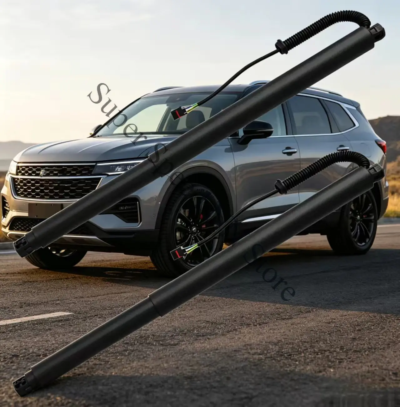 Tailgate Gas Spring Struts 81830S3100 Right 81840S3100 Left Suitable for 2018-2020 Hyundai Fourth Generation Santa Fe