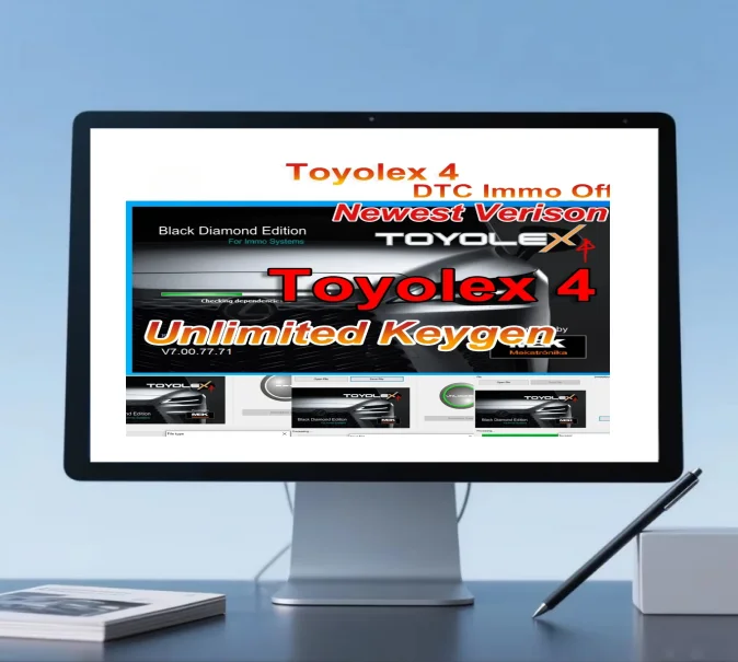 

Toyolex4 Toyolex 4 с неограниченным количеством ключей для Denso для Lexus Mascheramento, автомобильное программное обеспечение DTC, инструмент PK Toyolex3 Toyolex 3