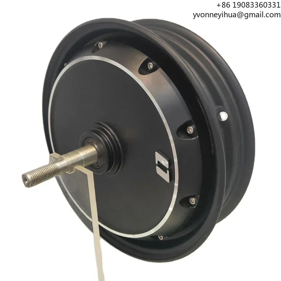 

JZmotor 48V 1500W BLDC Hud Motor 10inch Electric Scooter Moped In Wheel Gearless Motor Assembly Set 200mm Dropout