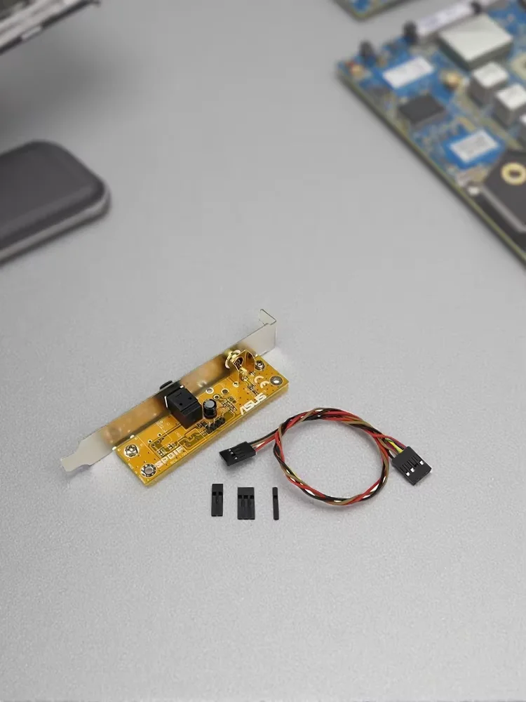 Main board output SPDIF fiber optic daughter card coaxial gold plated digital source DTS baffle AC3 PCM high definition