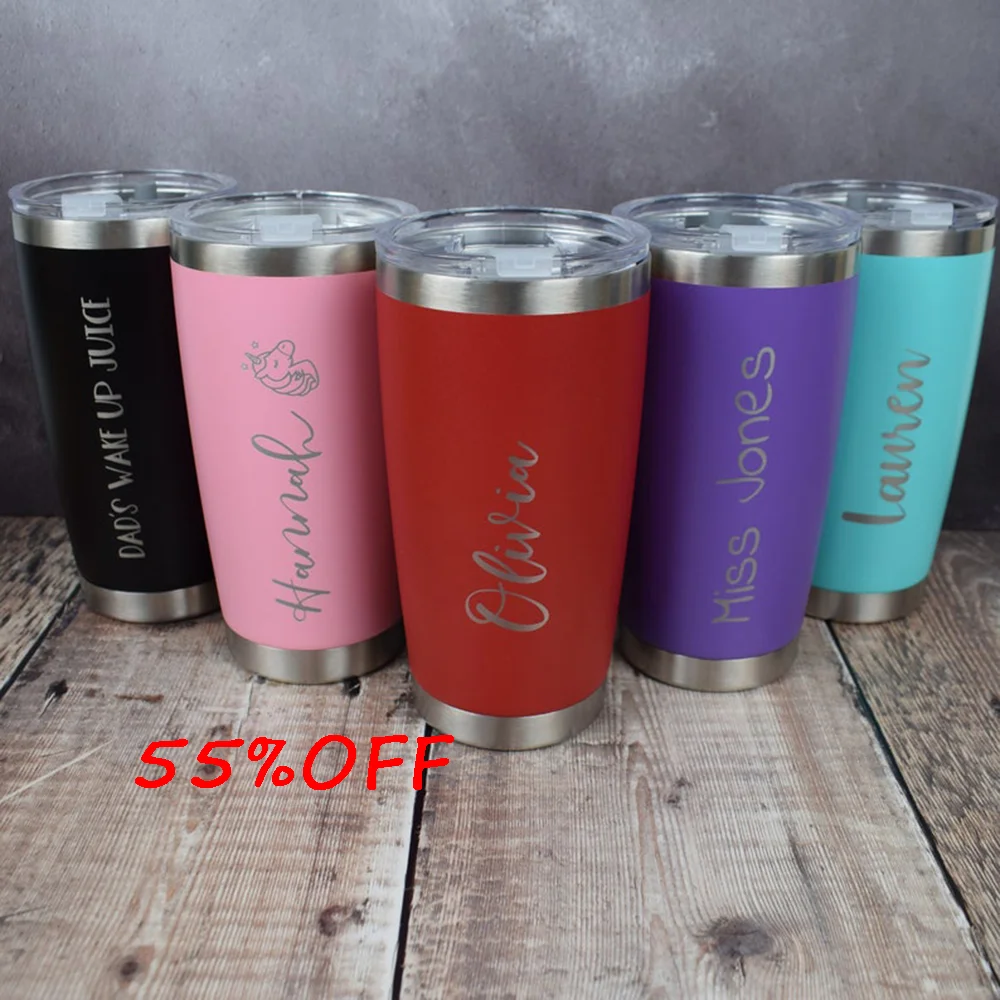 

Personalised 500ml Insulated Thermos Mug Engraved Customised Tea Cup For Teacher Gift Hot Cold Drink For Daily Office Home Use