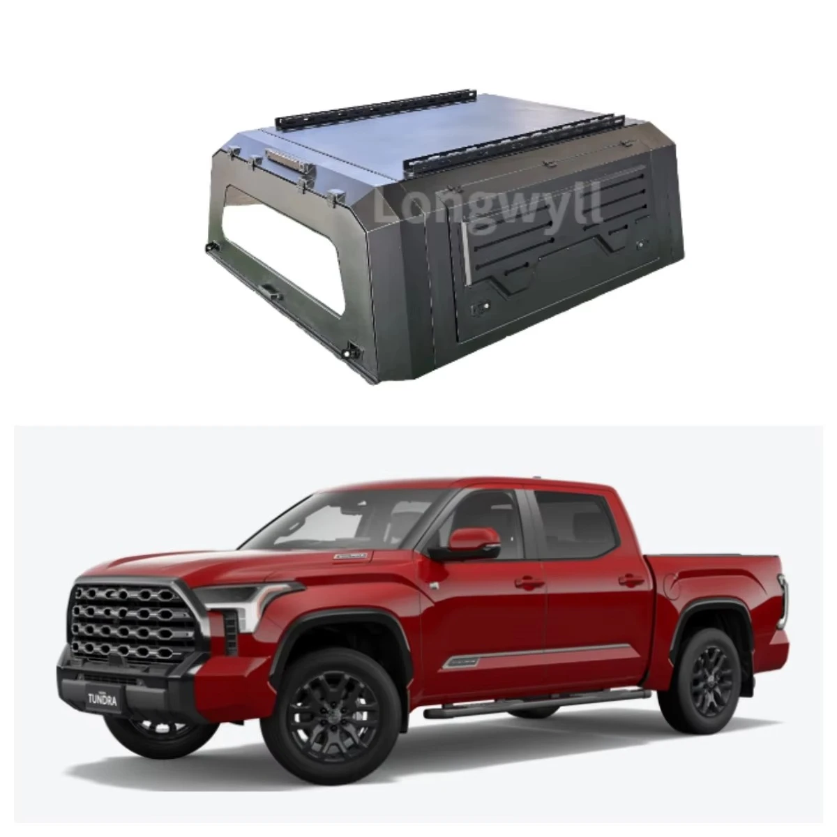 

Factory Custom-fit Anti-Theft Aluminum Alloy Roll-Up Waterproof Tonneau Cover for Hilux Tundra Pickup Truck Bed Truck Bed Cover