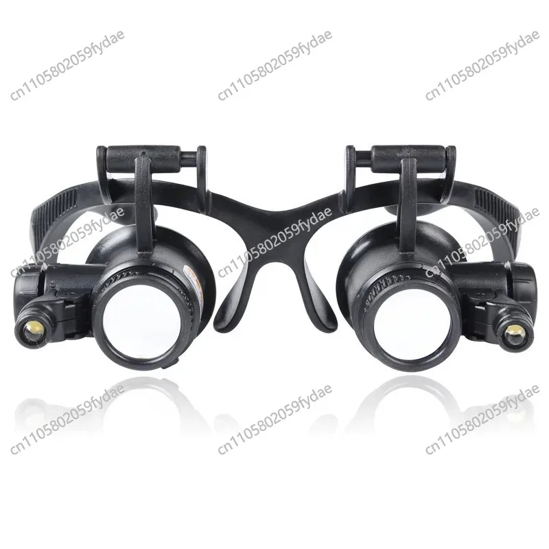 

Бинокулярная лупа 10x 15x 20x 25x с LED-подсветкой для ремонта печатных плат, часов, телефонов, ювелирных изделий, инспекции