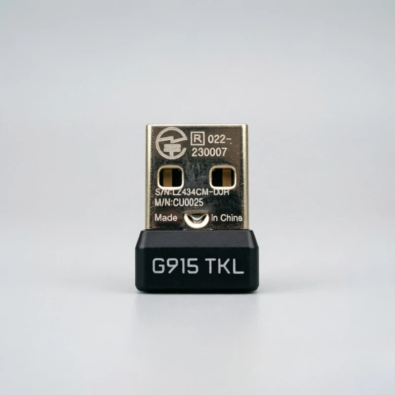 For Logitech G915TKL Wireless Keyboard USB Dongle Receiver BLACK White
