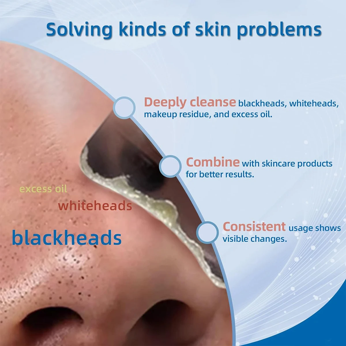 Skin Scrubber Gezichtshuidspatel Gezichtsscrubber Spatel voor diepe reiniging Mee-eterverwijderaar Poriënreiniger met 3-modi
