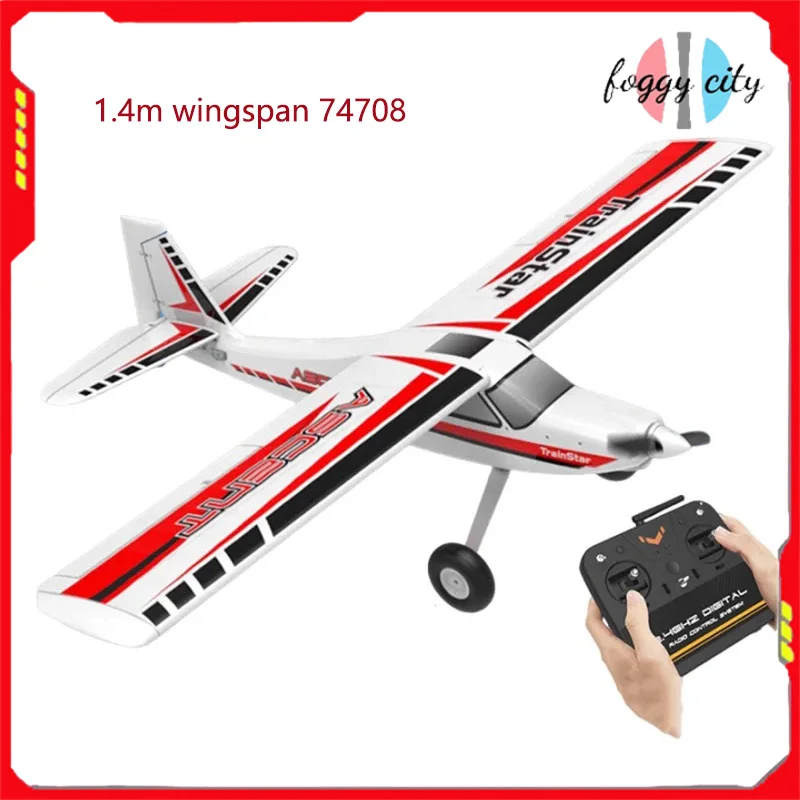 

Vo Lan Tex Rc Plane Four-way Cessna Remote-controlled Aircraft Brushless Motor Fixed Wing Trainer Aircraft 1.4m Wingspan 74708