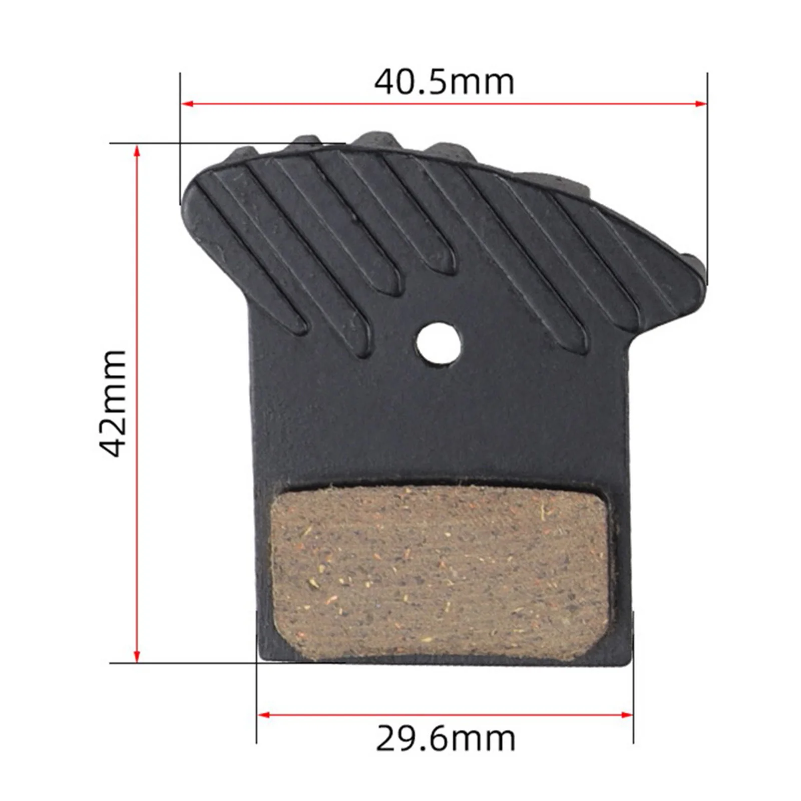 

Quieter and Efficient Brake Pad for NUTT MTB Bike Hydraulic Caliper, Heat Dissipation for Consistent Performance